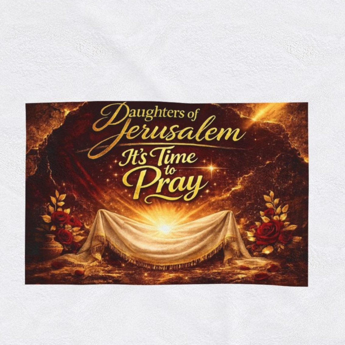 DOJ Velveteen Plush Blanket