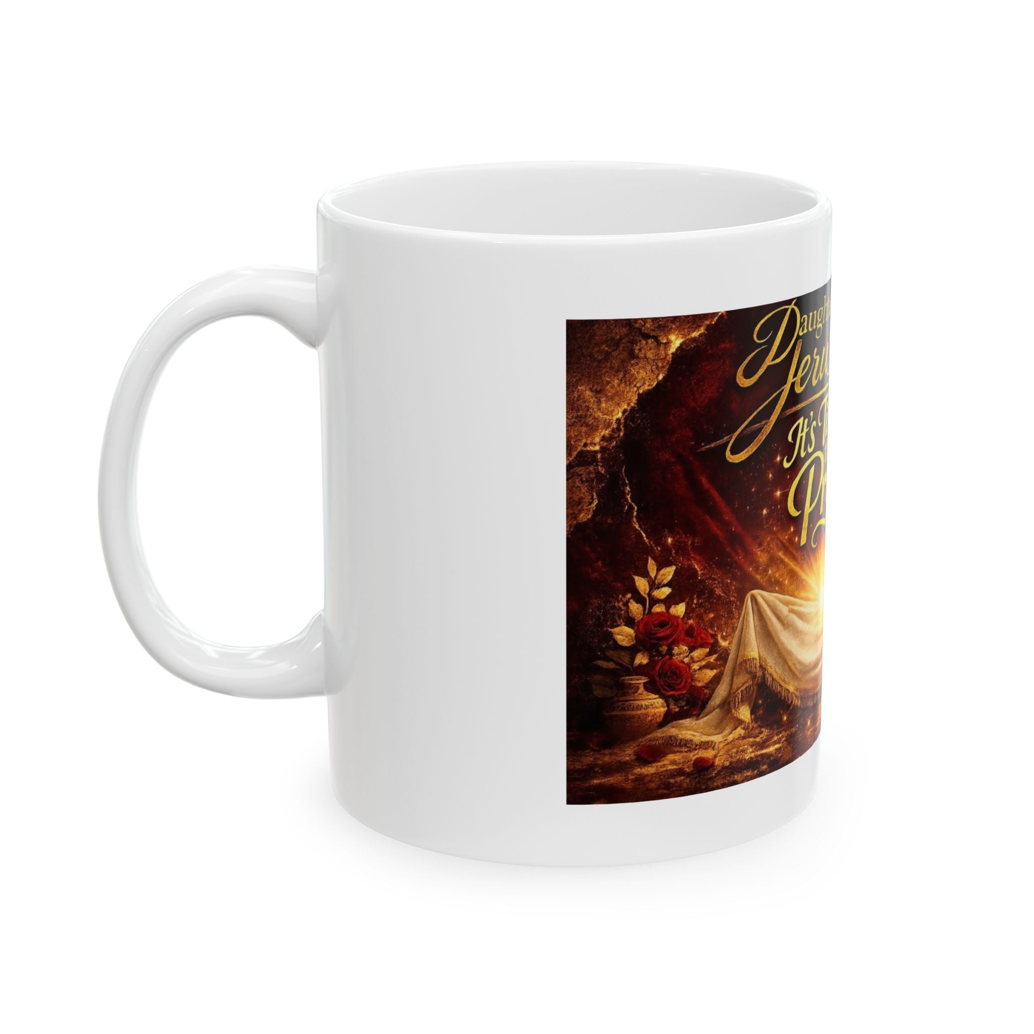 Daughters of Jerusalem It’s Time to Pray Mug | Religious Inspirational Ceramic Mug