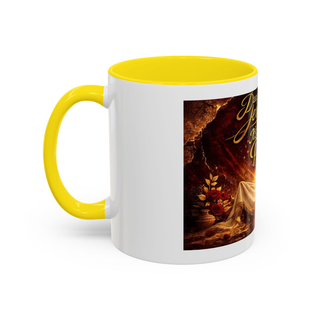 Daugher of Jerusalem Coffee Mug — Inspirational Christian Scripture Accent Mug