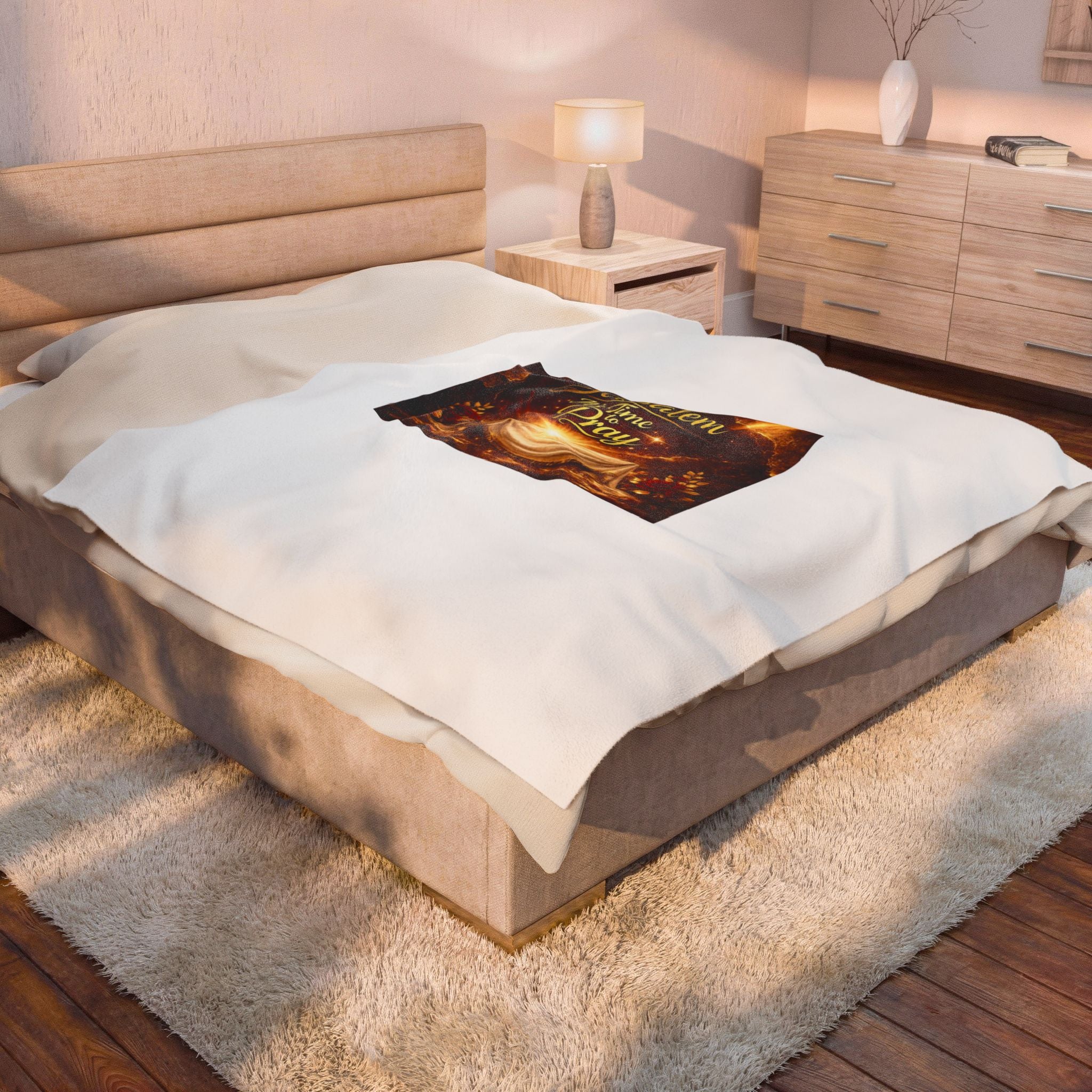 DOJ Velveteen Plush Blanket