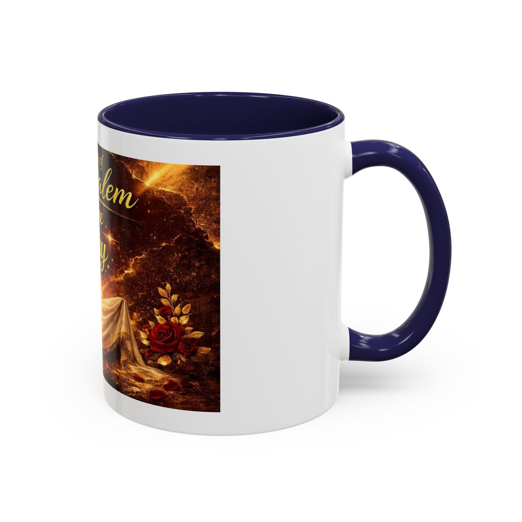 Daugher of Jerusalem Coffee Mug — Inspirational Christian Scripture Accent Mug