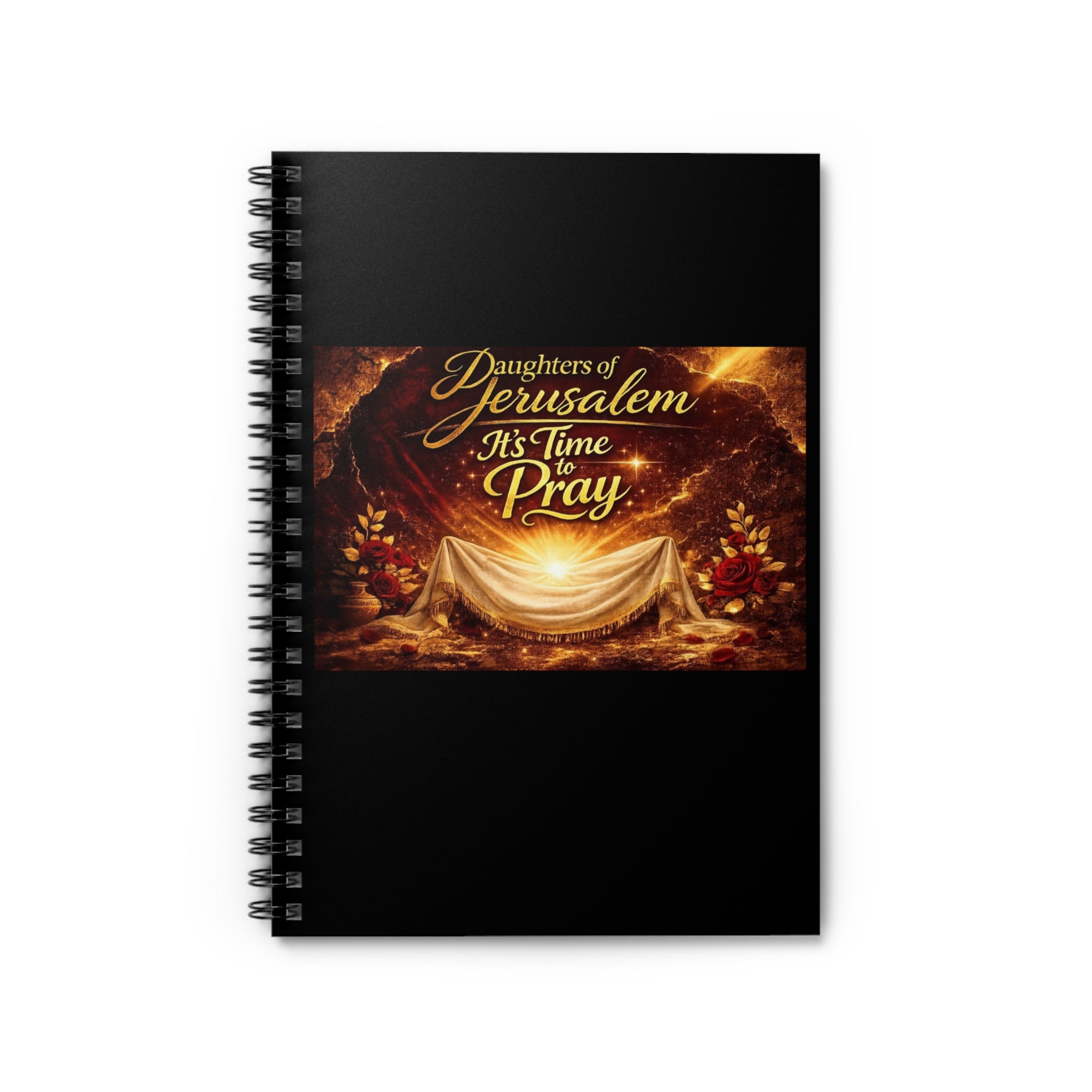 Daughters of Jerusalem Prayer Notebook — “Daughters of Jerusalem: It's Time to Pray” Spiral Journal