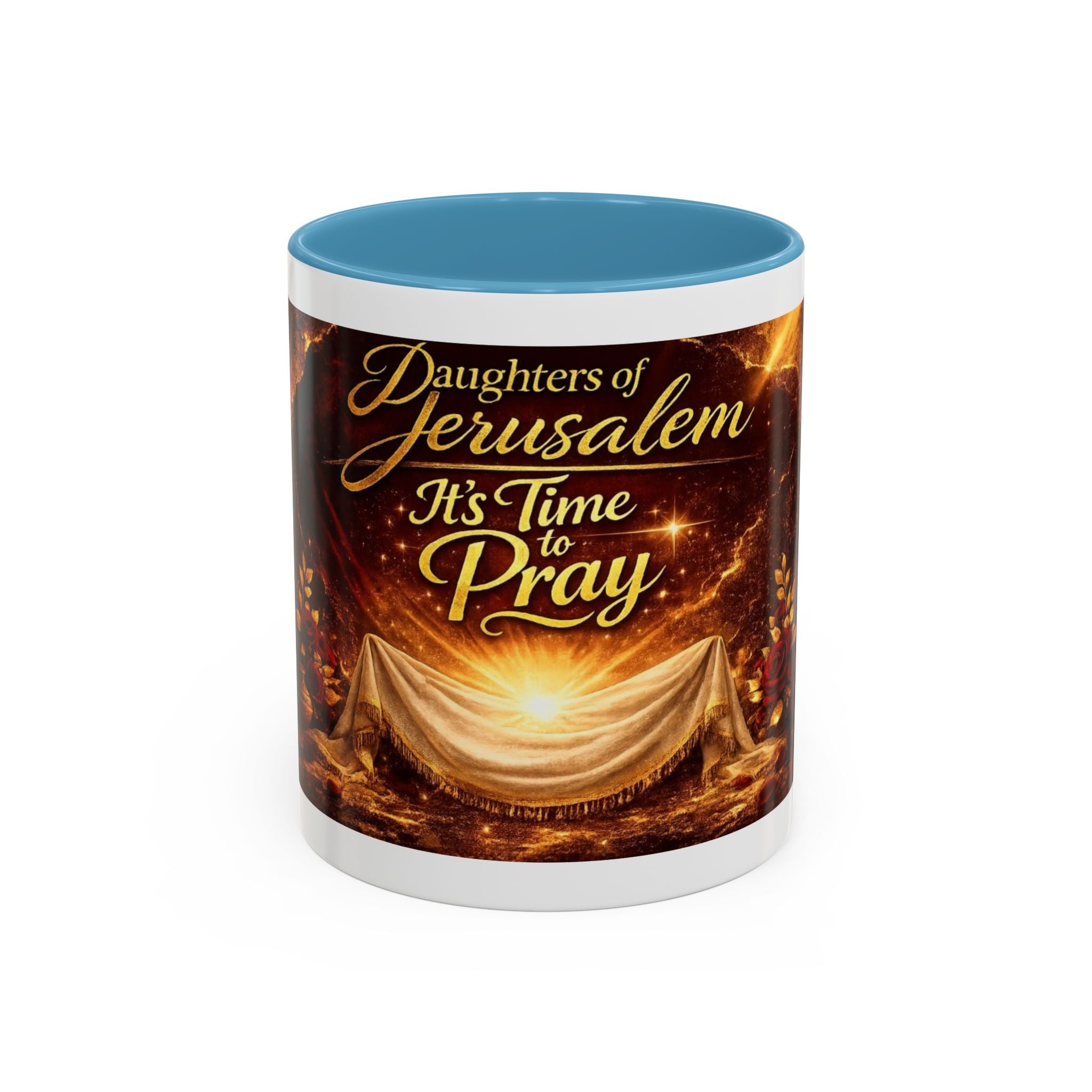 Daugher of Jerusalem Coffee Mug — Inspirational Christian Scripture Accent Mug