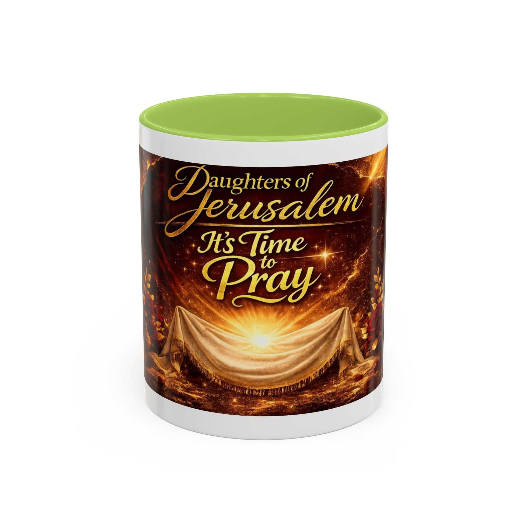 Daugher of Jerusalem Coffee Mug — Inspirational Christian Scripture Accent Mug