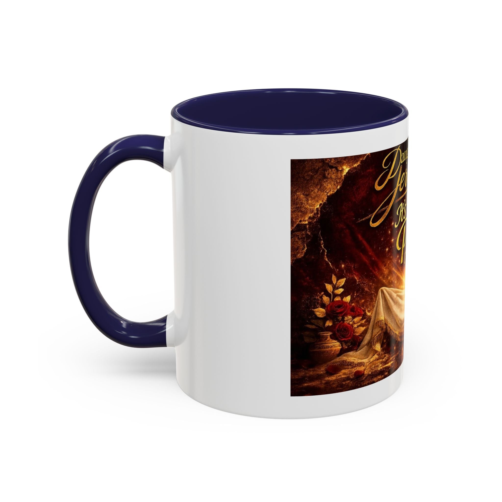 Daugher of Jerusalem Coffee Mug — Inspirational Christian Scripture Accent Mug
