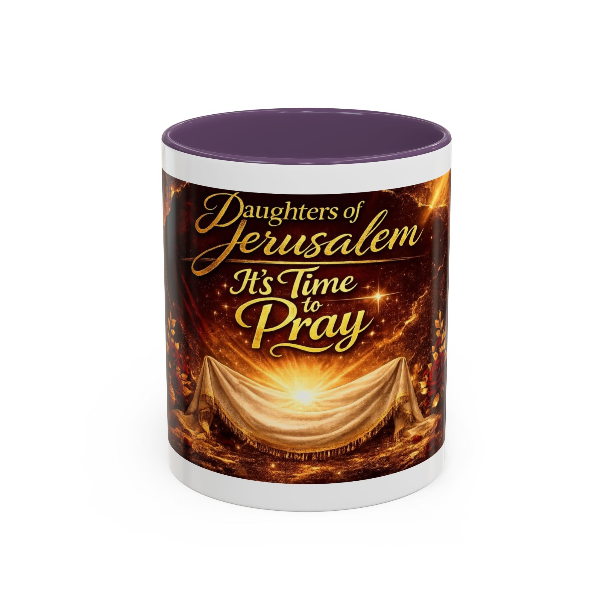 Daugher of Jerusalem Coffee Mug — Inspirational Christian Scripture Accent Mug