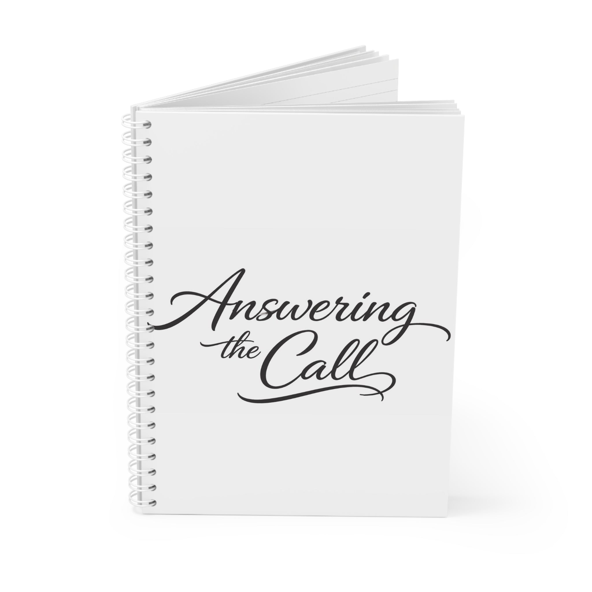 Answering the Call Spiral Notebook