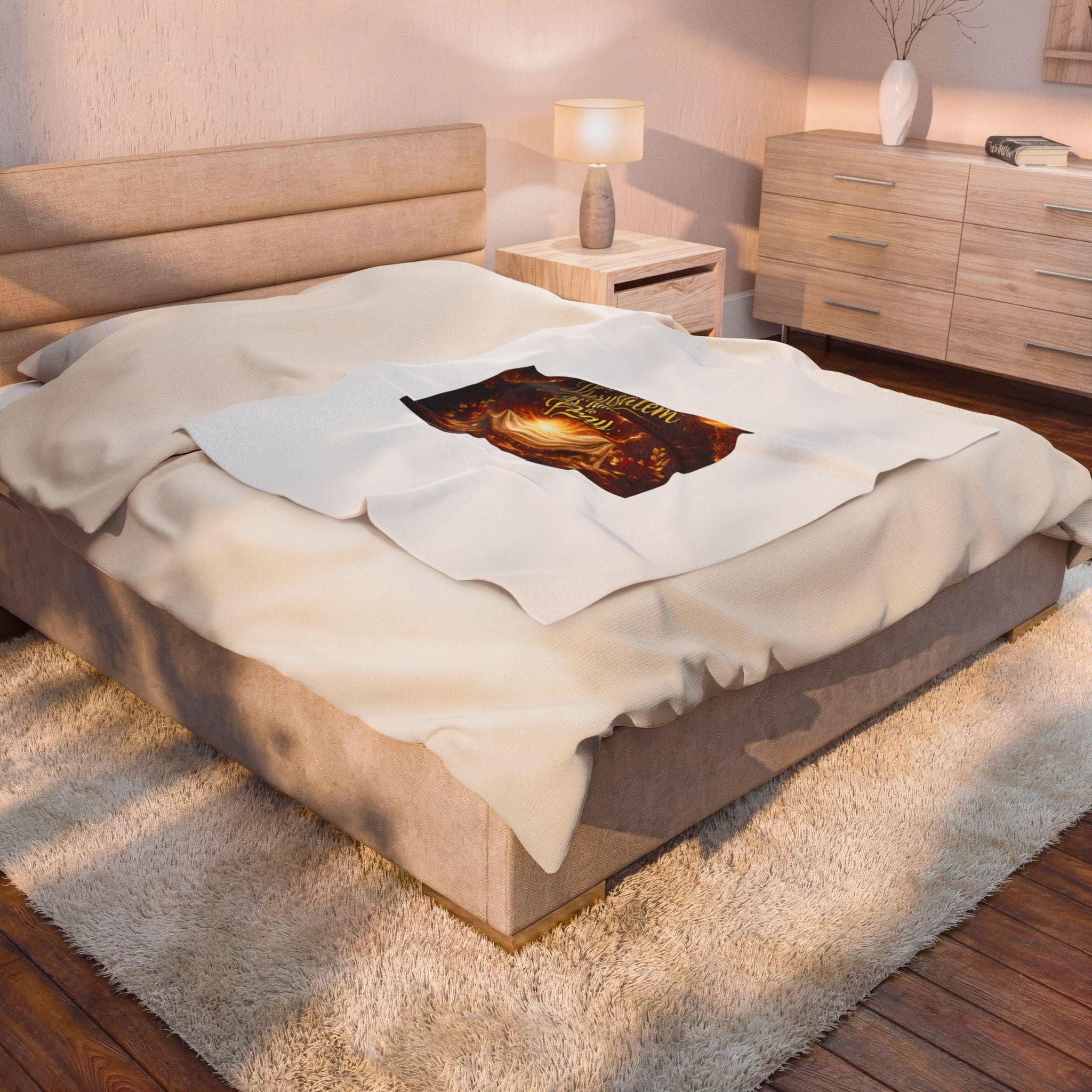 DOJ Velveteen Plush Blanket