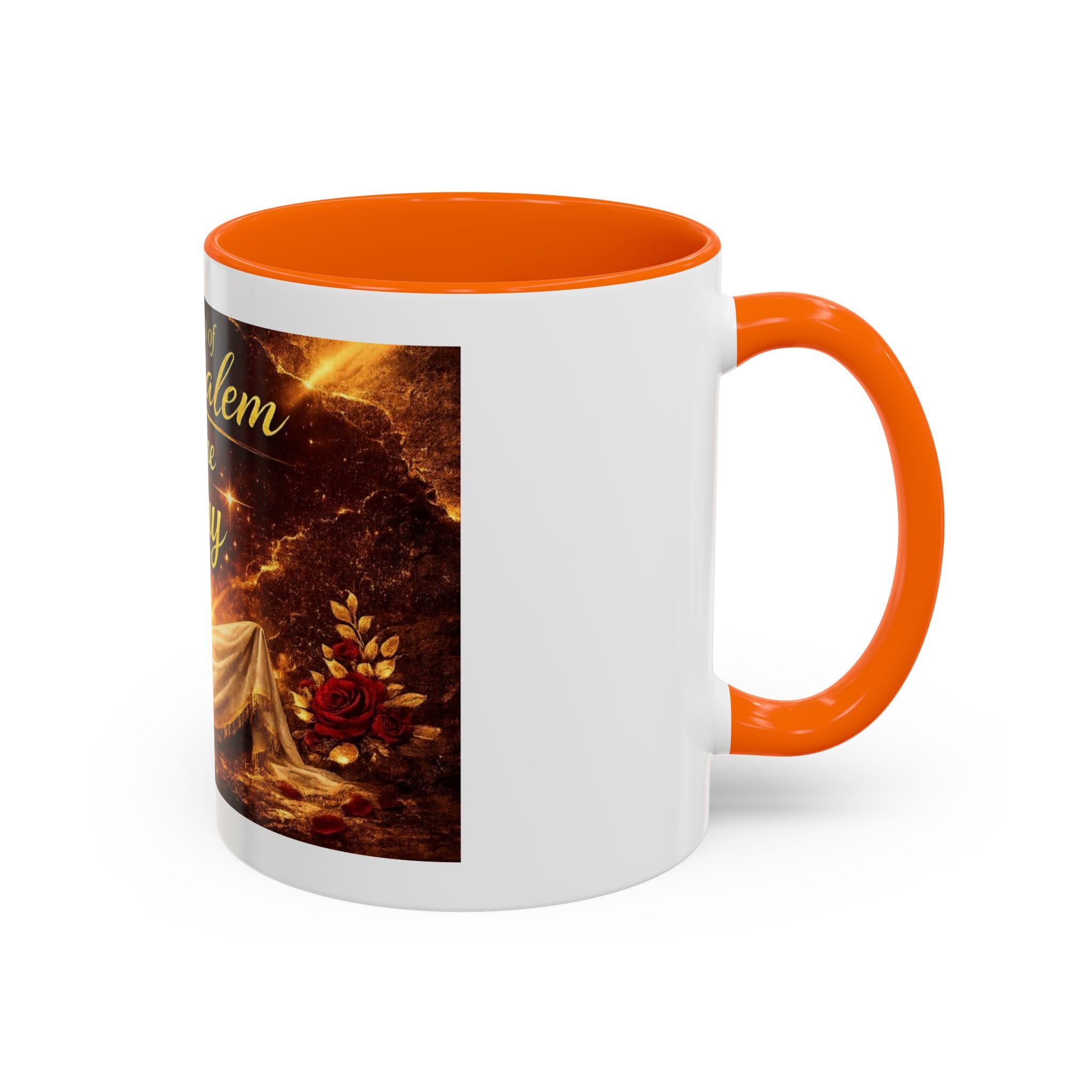 Daugher of Jerusalem Coffee Mug — Inspirational Christian Scripture Accent Mug