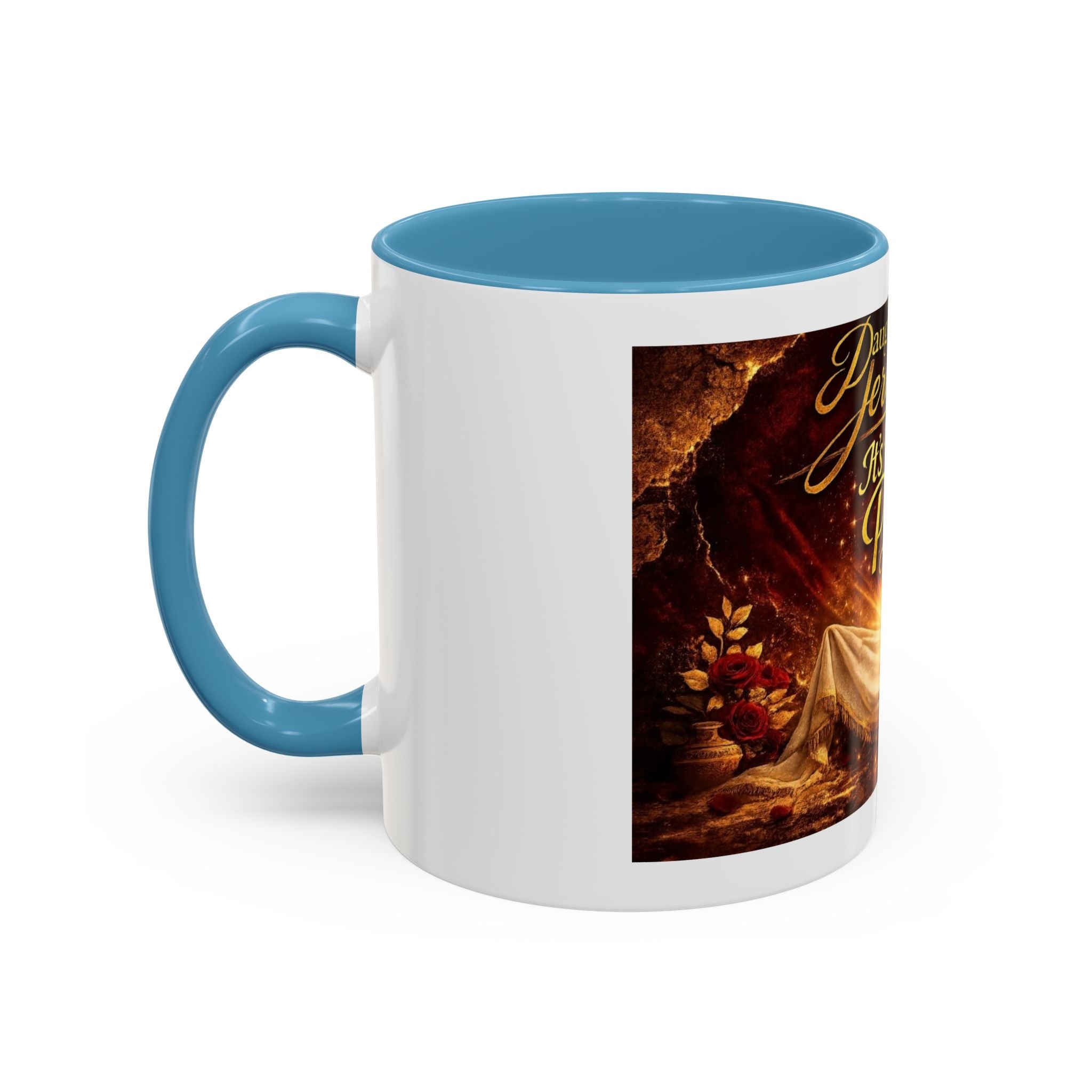 Daugher of Jerusalem Coffee Mug — Inspirational Christian Scripture Accent Mug
