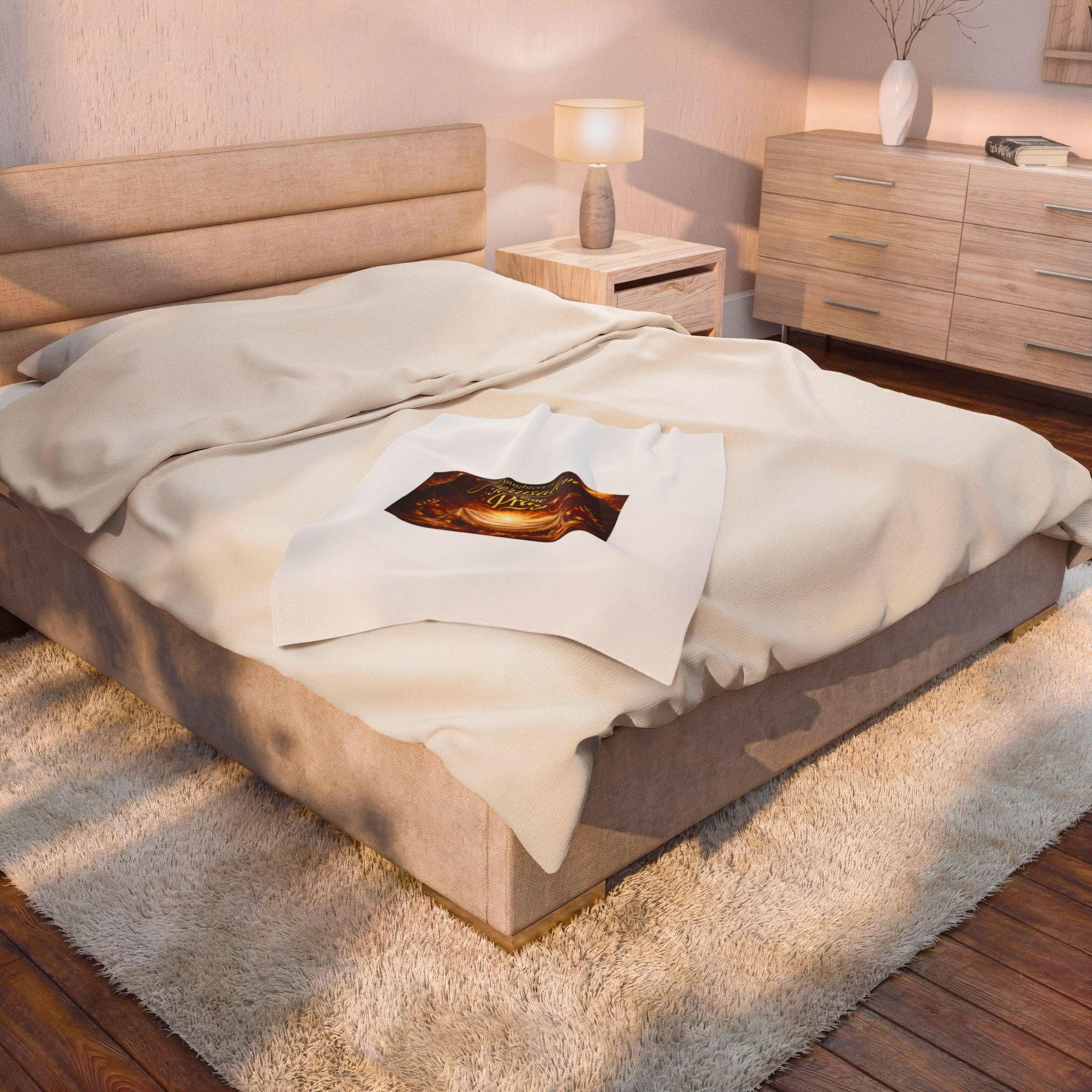 DOJ Velveteen Plush Blanket