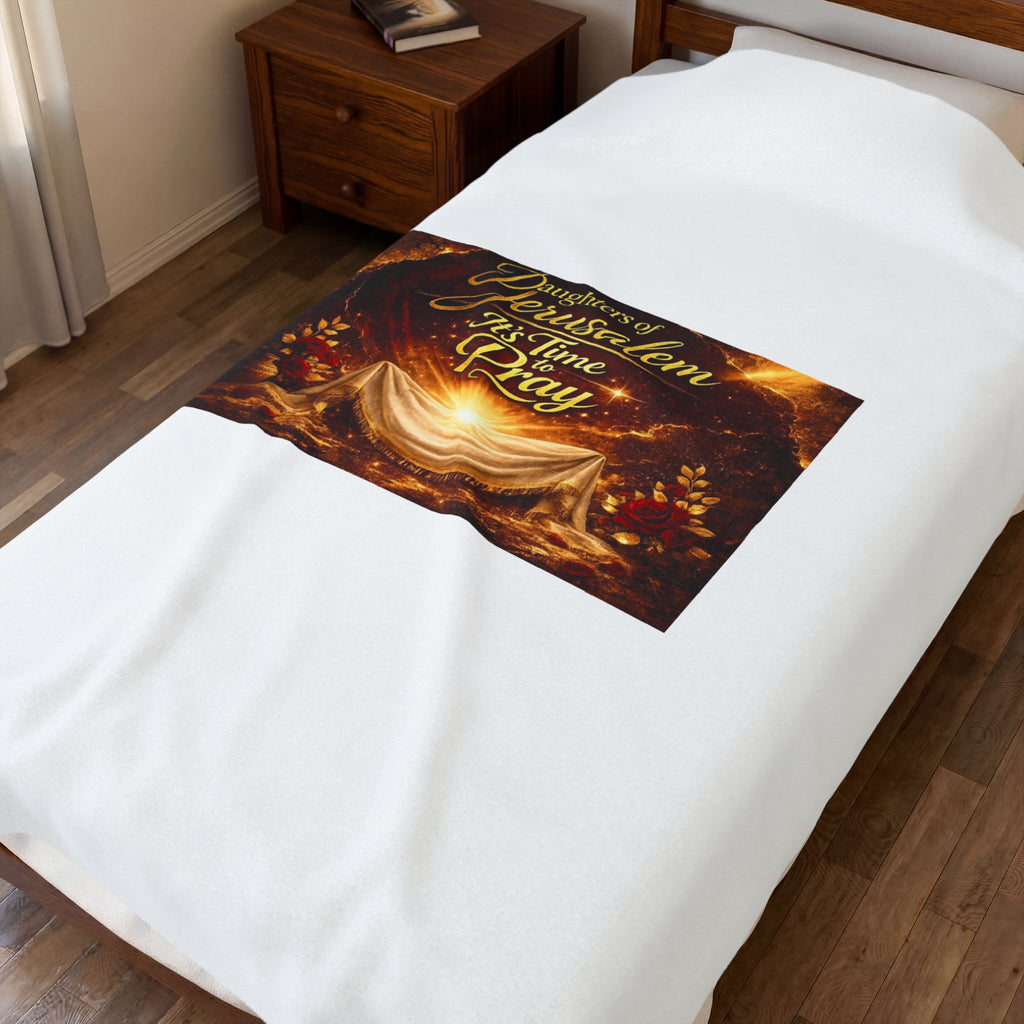 DOJ Velveteen Plush Blanket