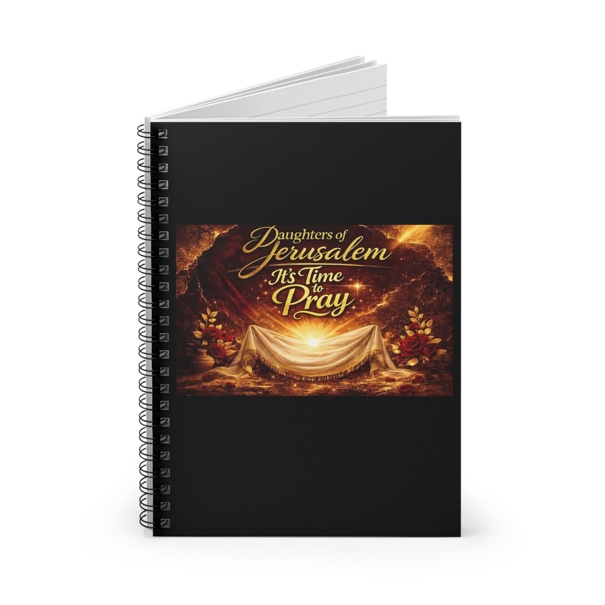 Daughters of Jerusalem Prayer Notebook — “Daughters of Jerusalem: It's Time to Pray” Spiral Journal