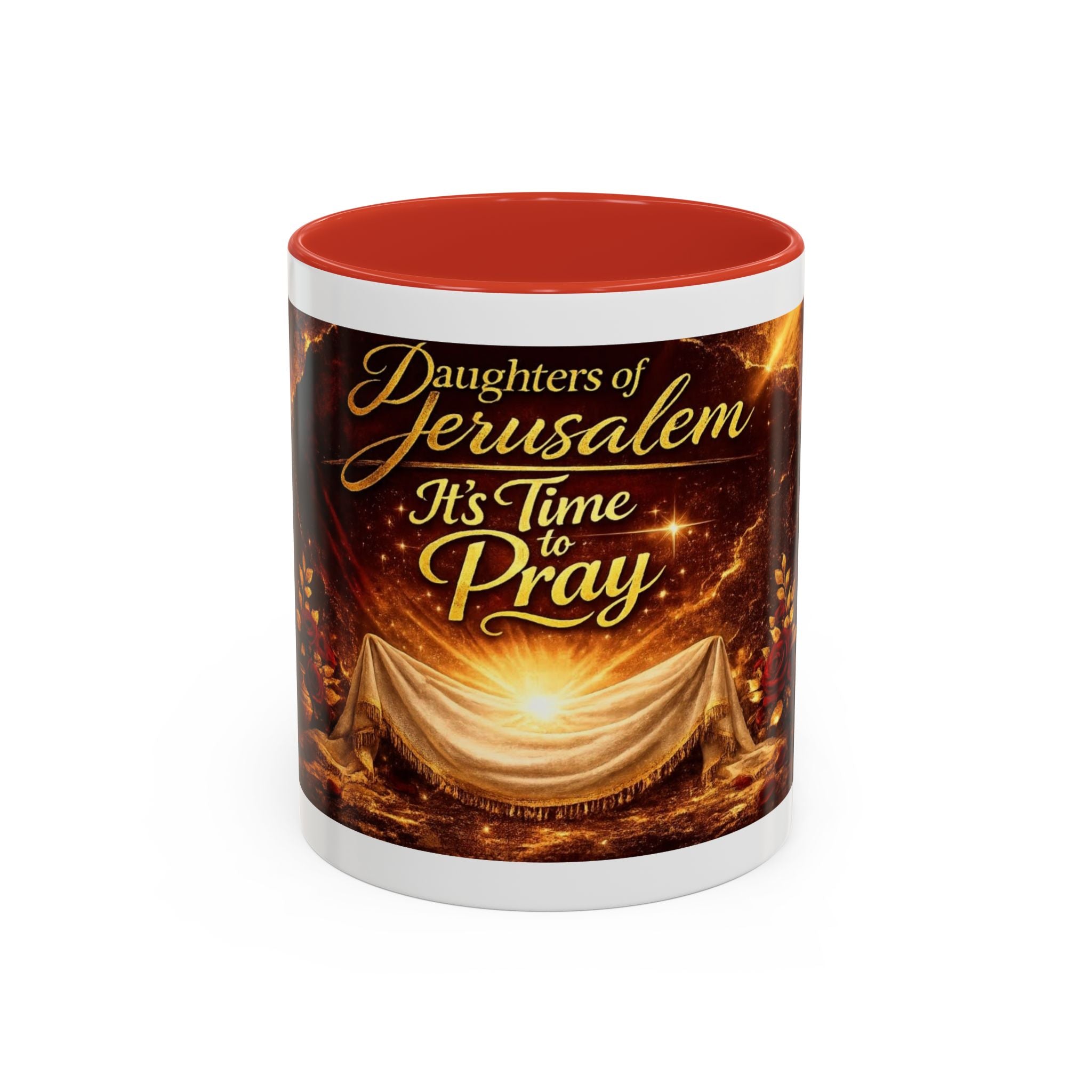 Daugher of Jerusalem Coffee Mug — Inspirational Christian Scripture Accent Mug