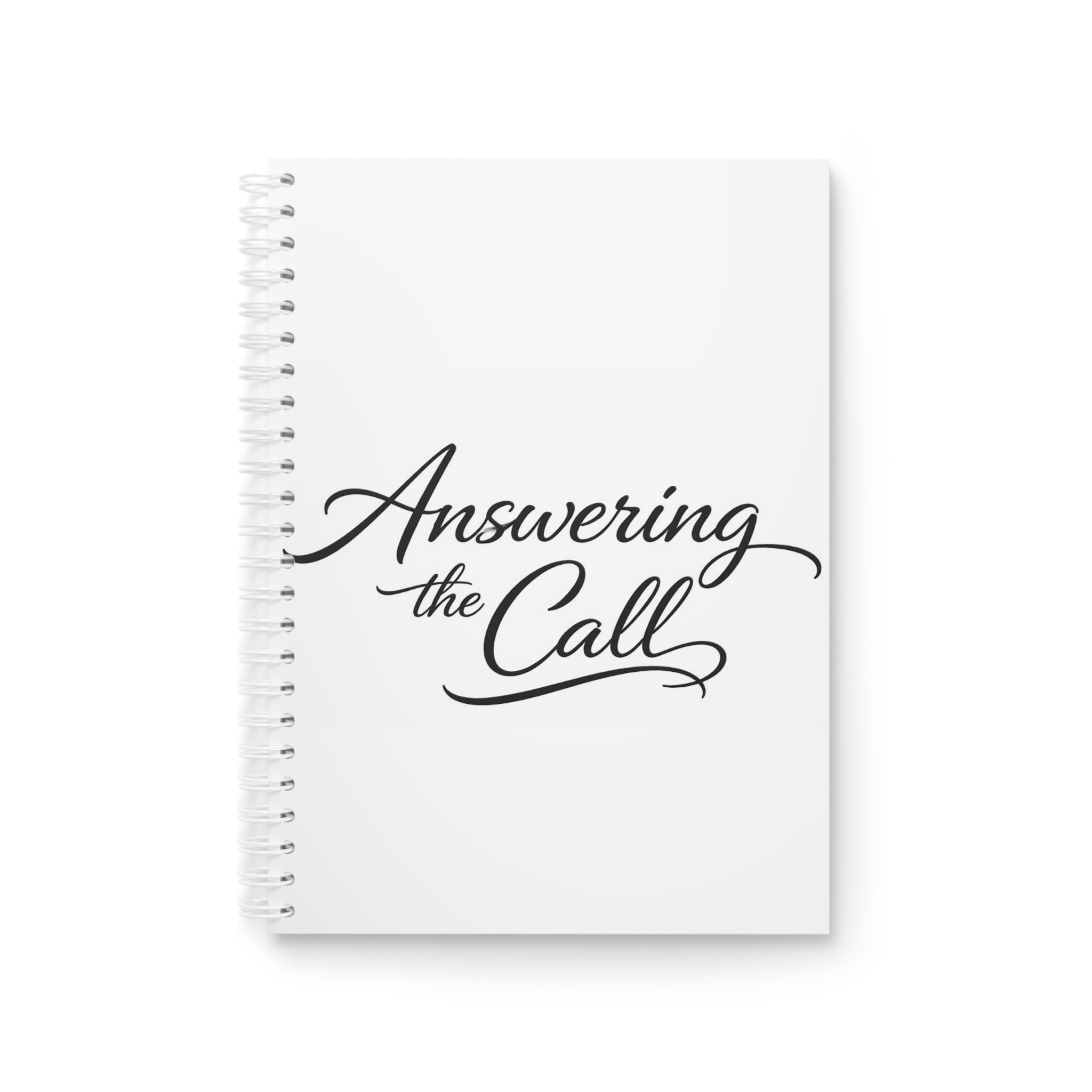 Answering the Call Spiral Notebook