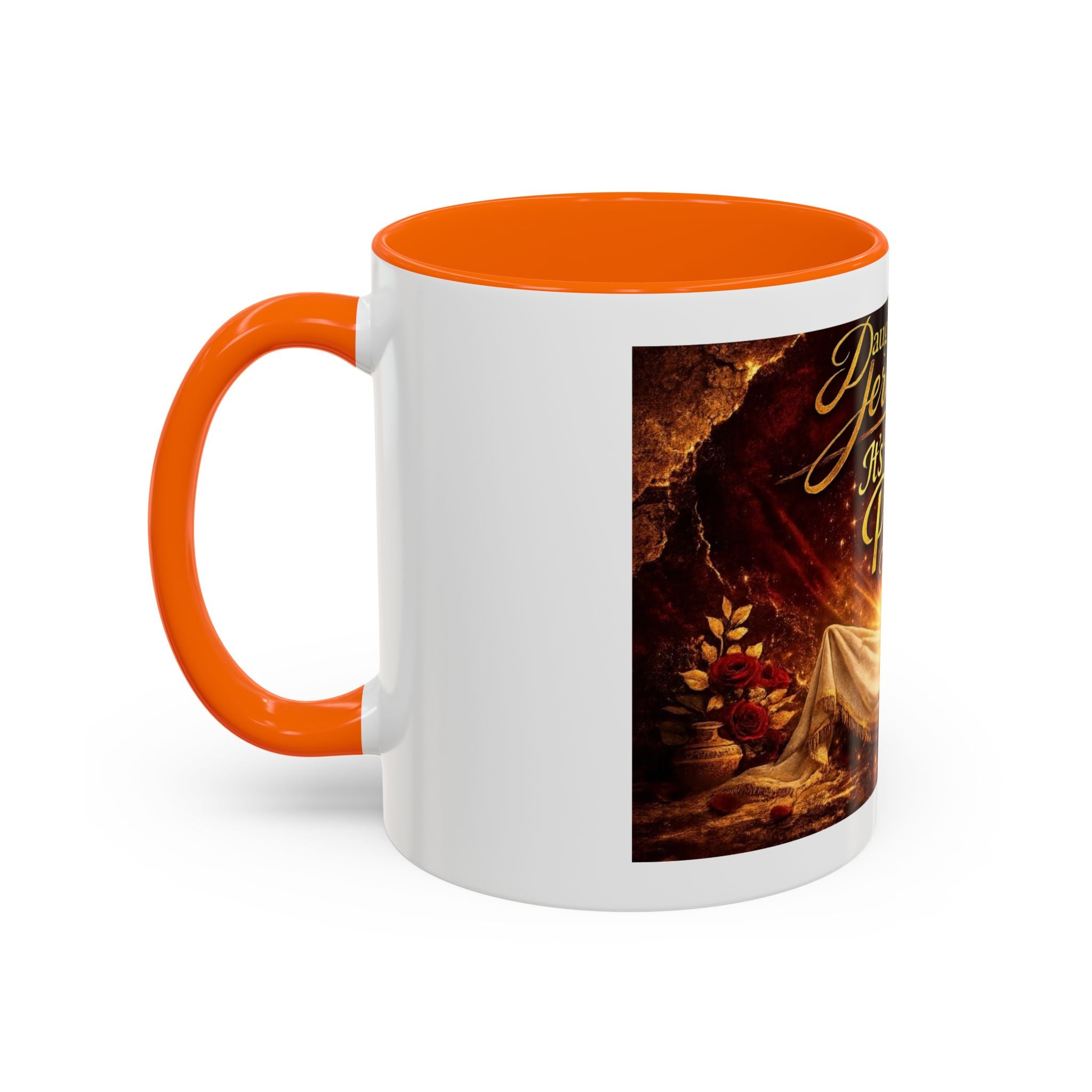 Daugher of Jerusalem Coffee Mug — Inspirational Christian Scripture Accent Mug