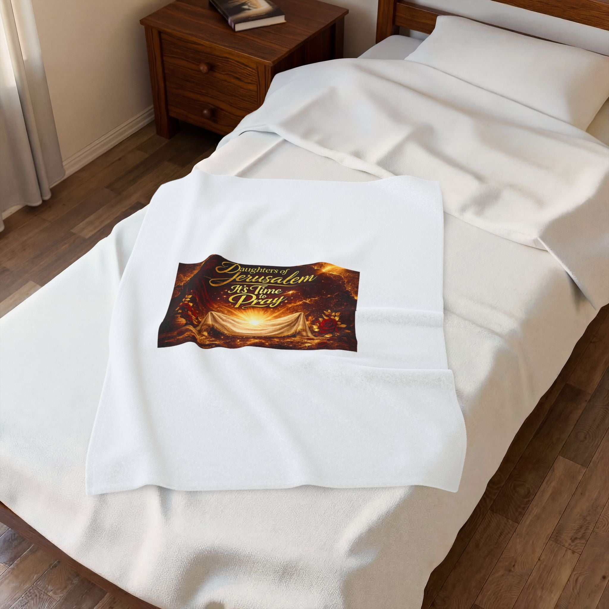 DOJ Velveteen Plush Blanket