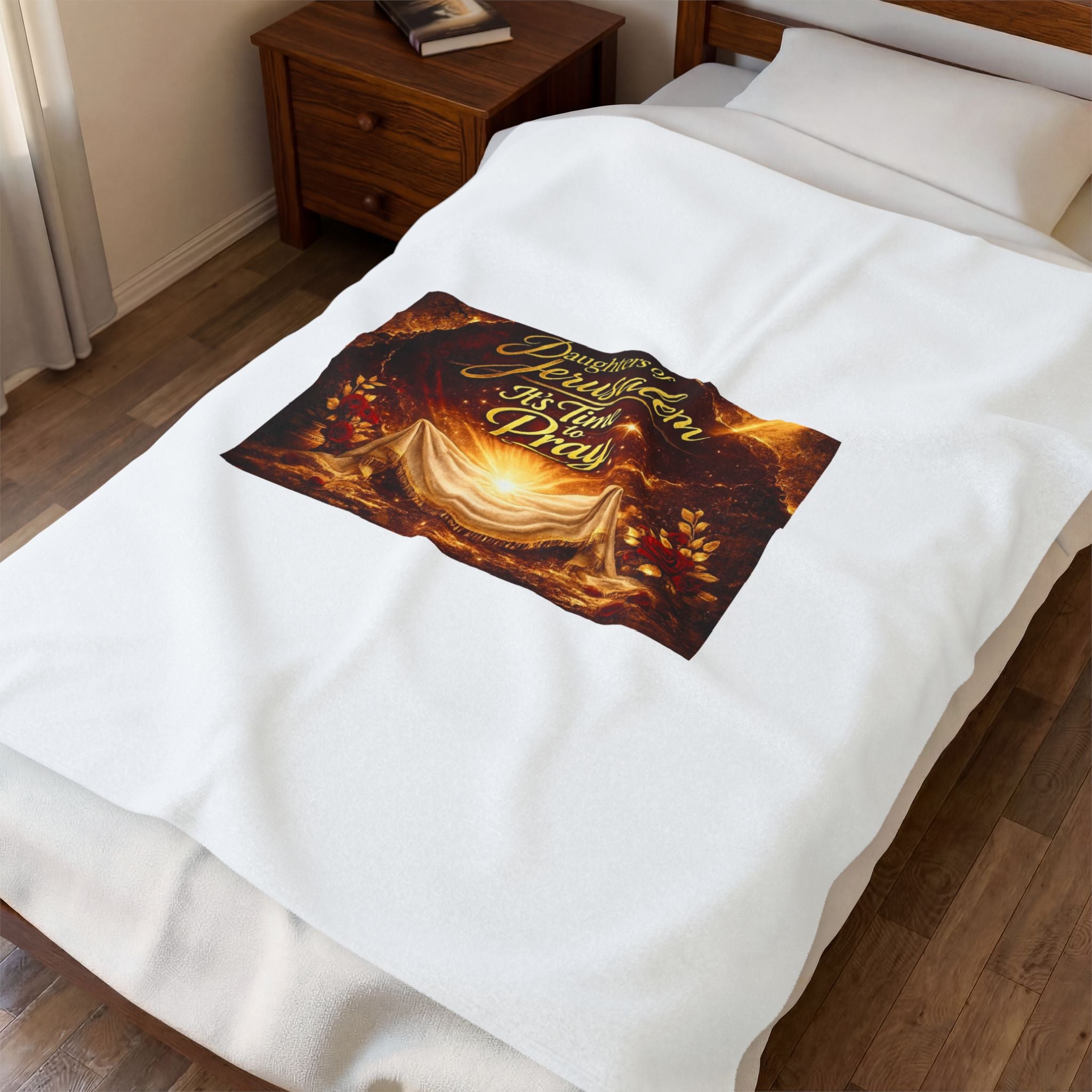 DOJ Velveteen Plush Blanket