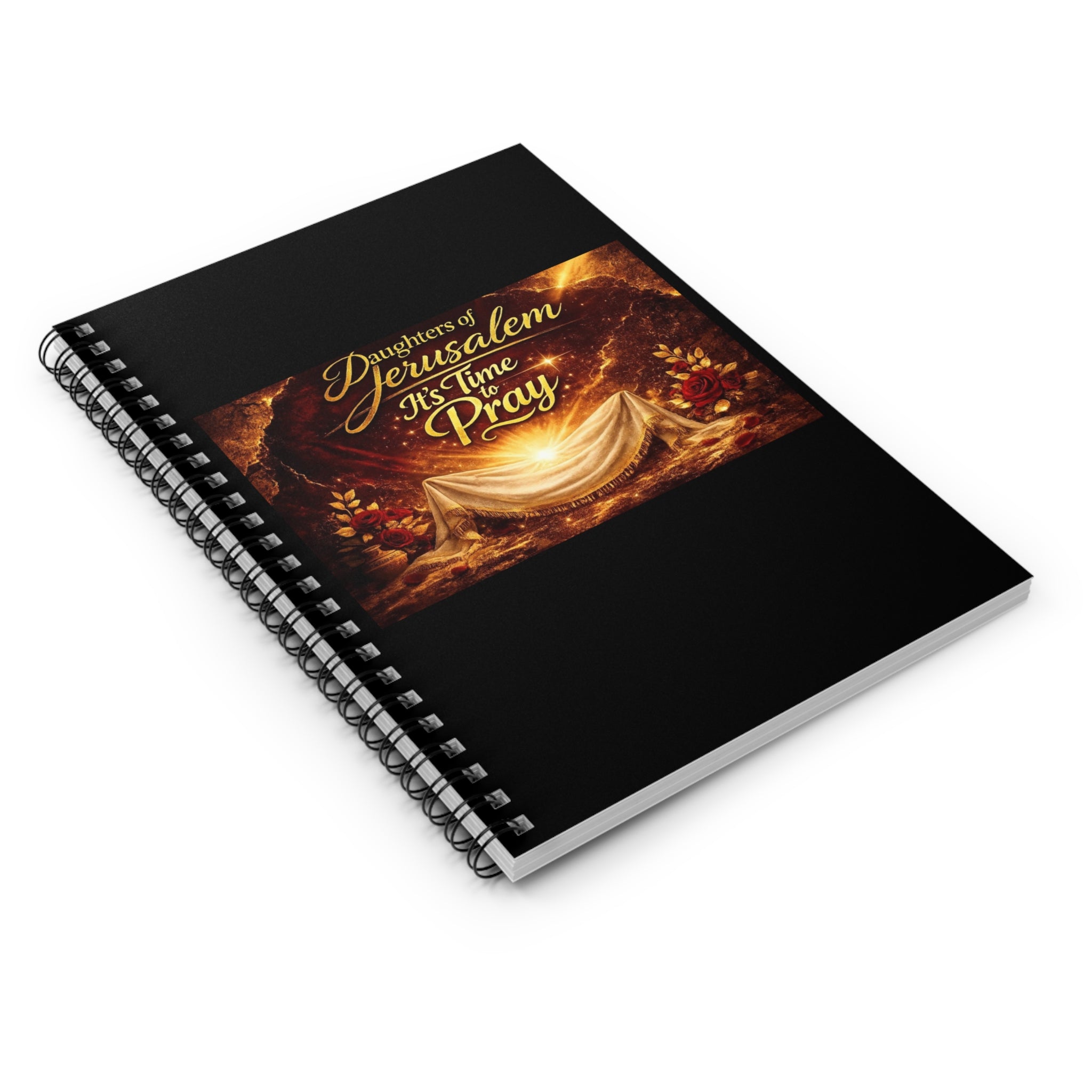 Daughters of Jerusalem Prayer Notebook — “Daughters of Jerusalem: It's Time to Pray” Spiral Journal