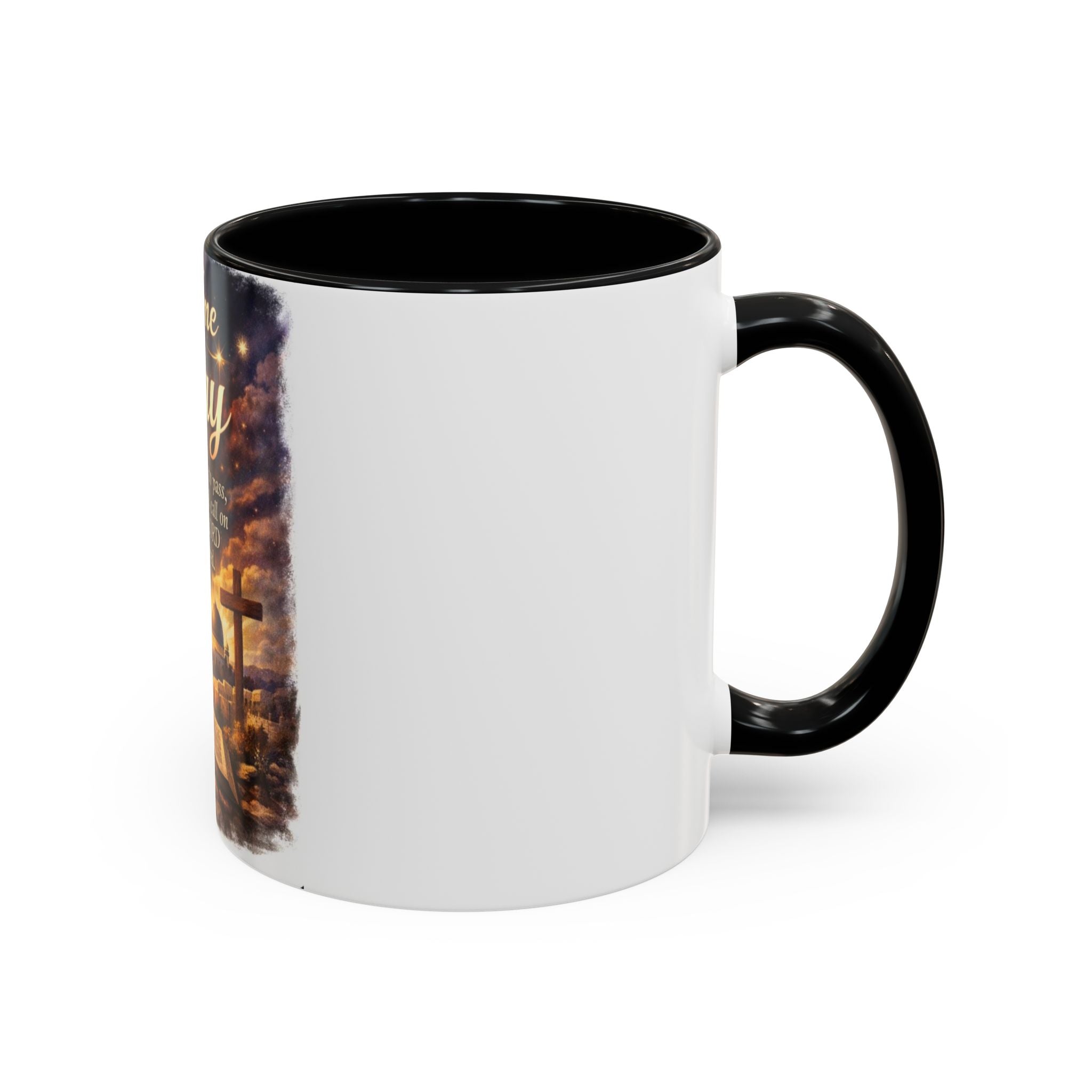 It's Time to Pray Coffee Mug — Inspirational Christian Scripture Accent Mug